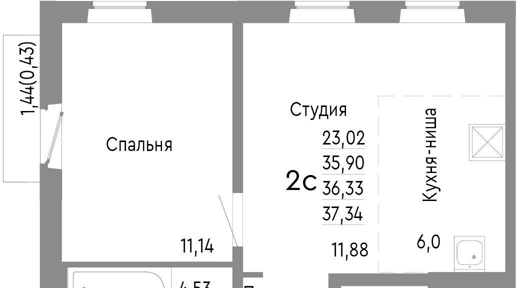 квартира г Челябинск р-н Советский ул Нефтебазовая 1к/2 фото 1