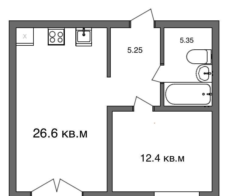 квартира г Санкт-Петербург метро Новочеркасская ул Магнитогорская 5к/3 округ Большая Охта фото 26