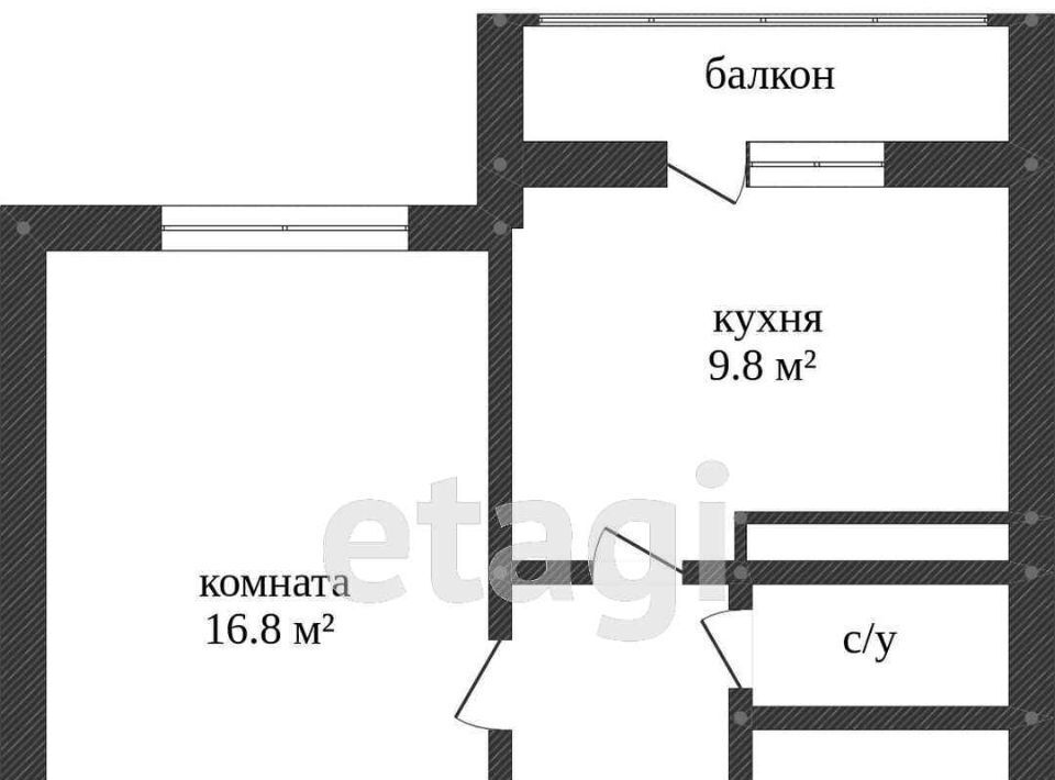 квартира р-н Белгородский п Дубовое ул Счастливая 6 Дубовское с/пос фото 22