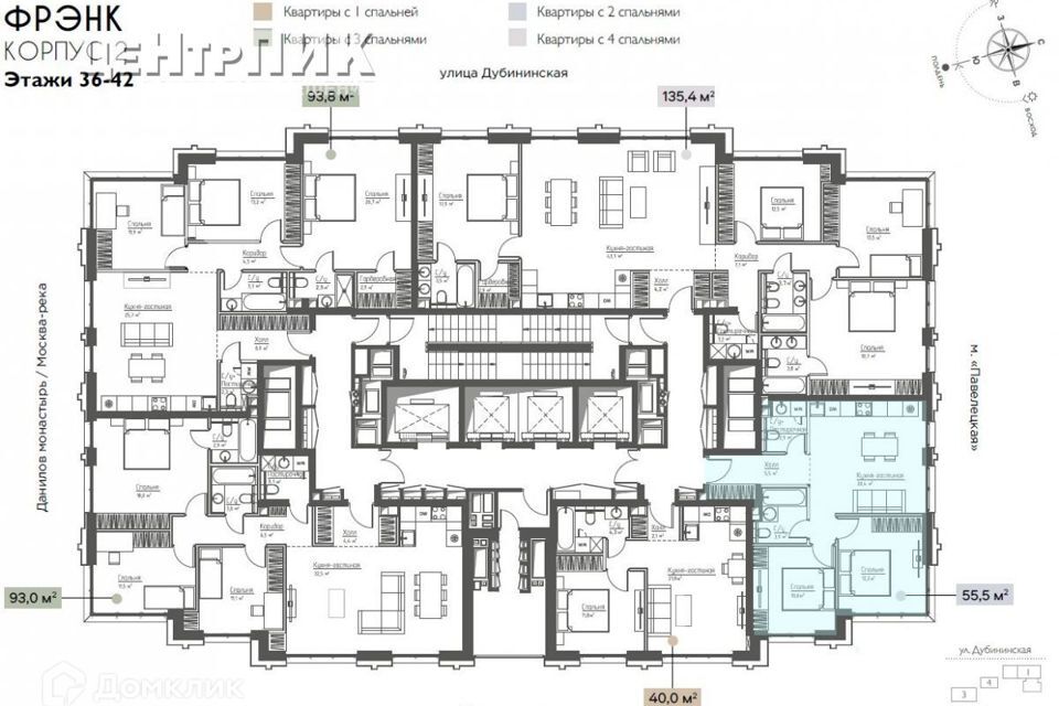 квартира г Москва ул Дубининская 59к/2 Южный административный округ фото 3