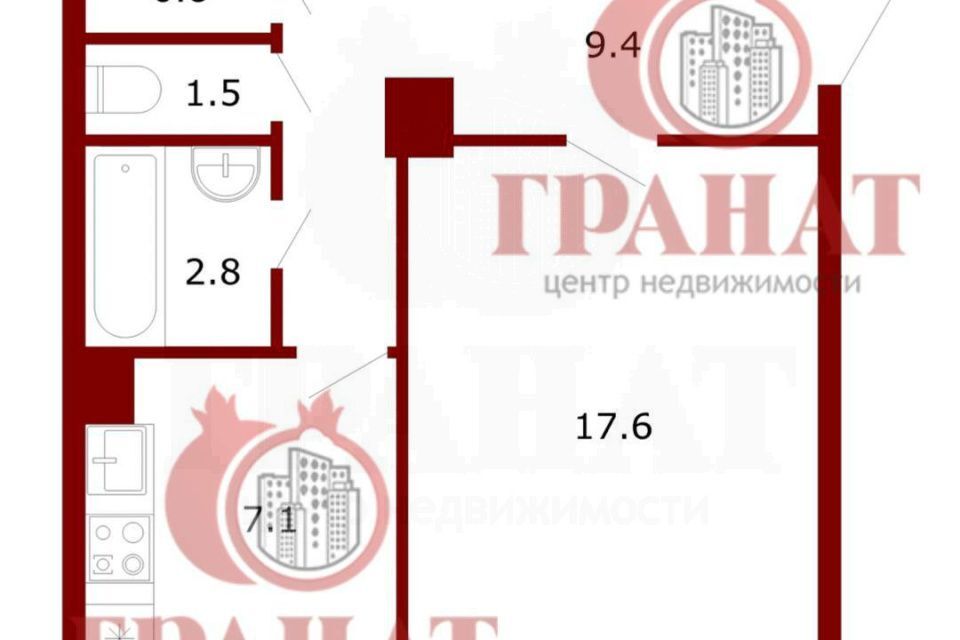 квартира г Асбест ул Уральская 80 Асбестовский городской округ фото 1