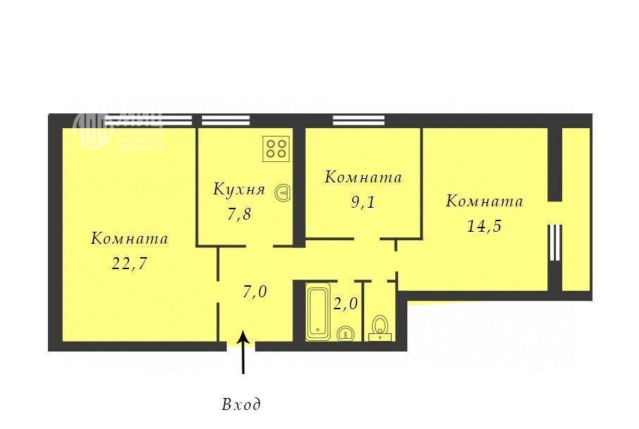 квартира г Москва метро Балтийская ул Нарвская 11к/4 муниципальный округ Войковский фото 6