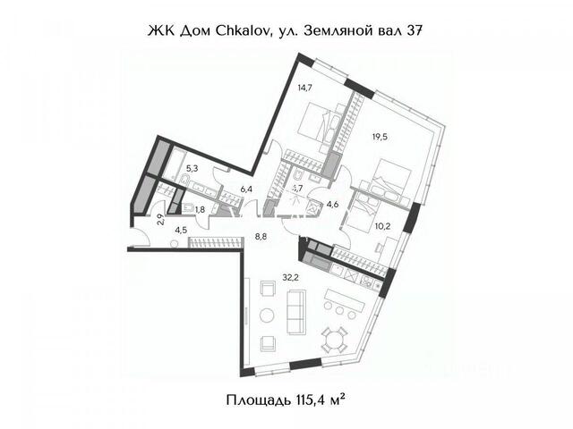 ЦАО пер Верхний Сусальный ЖК «Дом Chkalov» Московская область фото