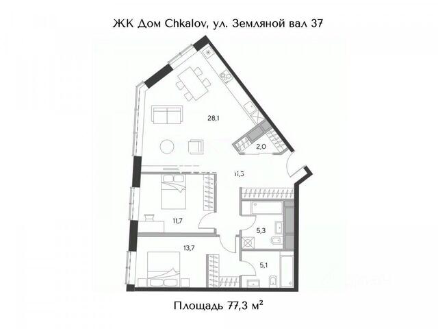 ЦАО пер Верхний Сусальный ЖК «Дом Chkalov» Московская область фото