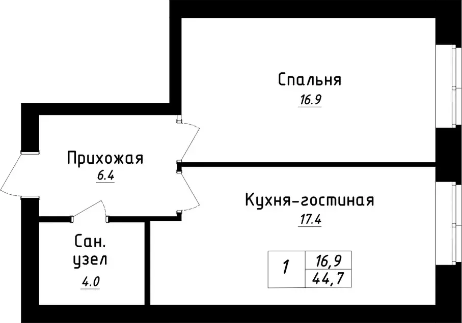 квартира р-н Оренбургский п Пригородный ул Новая 27 Пригородный фото 1