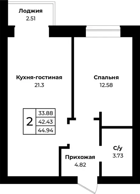 квартира р-н Оренбургский п Пригородный ул Новая 27 Пригородный фото 1