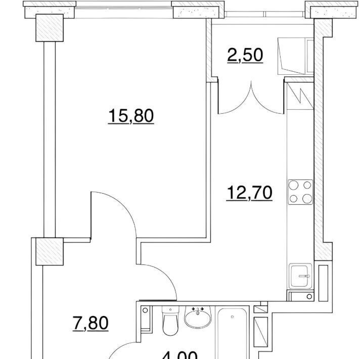 квартира г Ростов-на-Дону р-н Ворошиловский Северный б-р Комарова 20в/9а фото 2