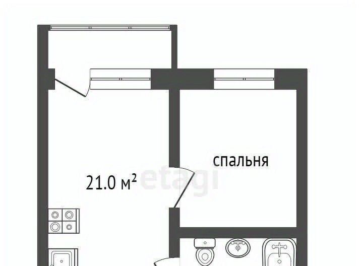 квартира г Ростов-на-Дону р-н Пролетарский Нахичевань ул 16-я линия 61/30 фото 2