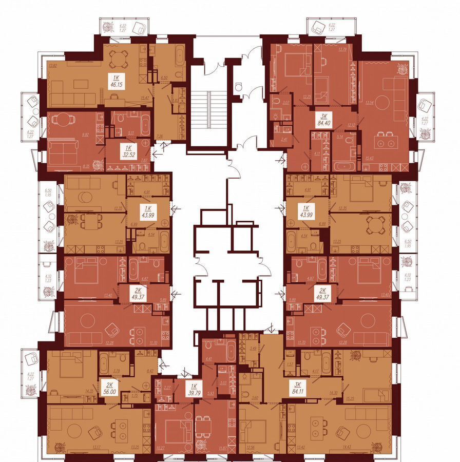 квартира г Красноярск р-н Советский ул 3-я Краснодарская 1 фото 2