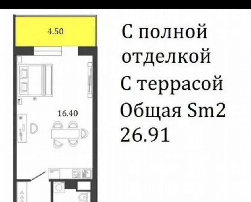 квартира г Санкт-Петербург ул Орбитальная 5 Звездная фото 1