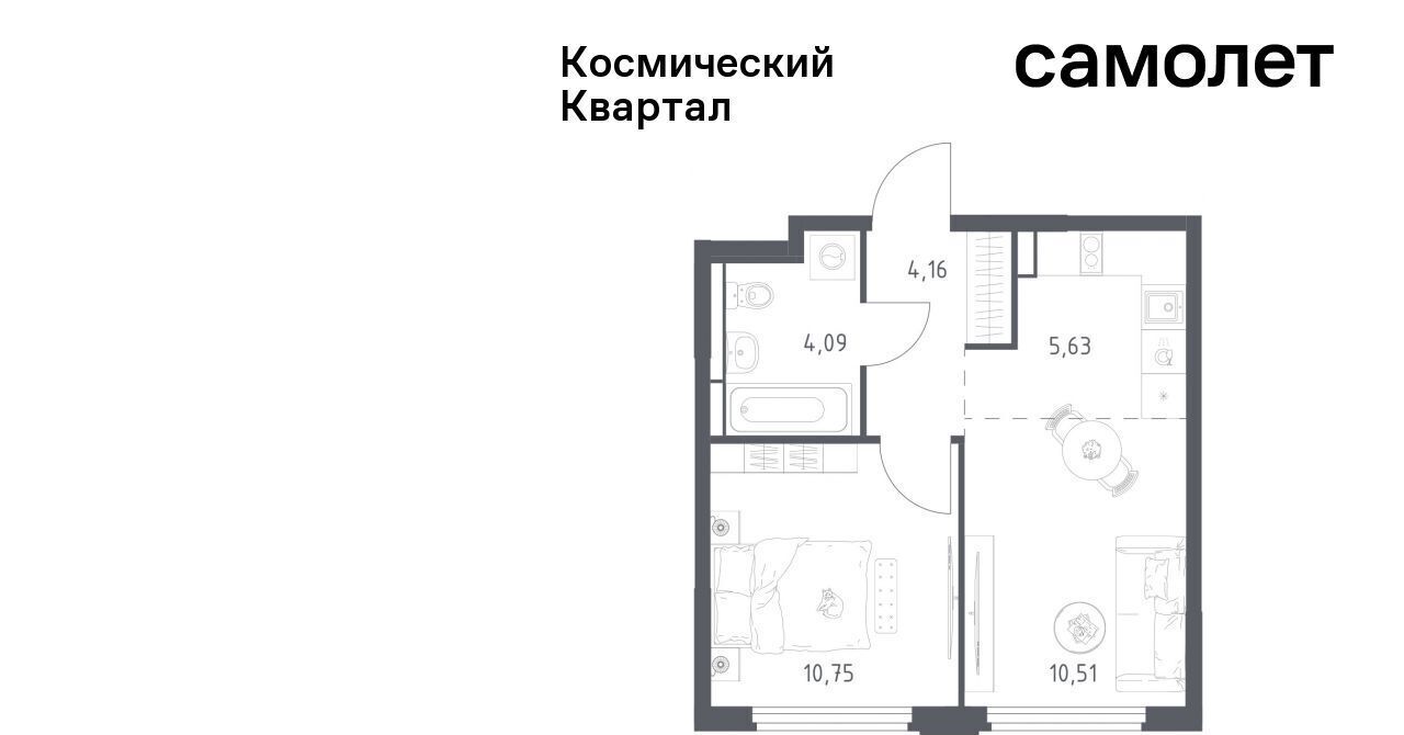 квартира г Королев мкр Юбилейный Щёлковская фото 1