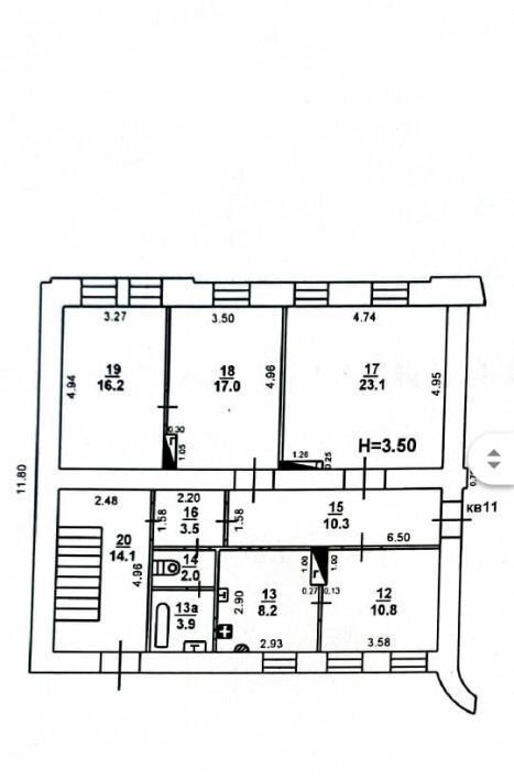 квартира г Ростов-на-Дону р-н Ленинский ул Баумана 12 Солдатская слобода фото 13