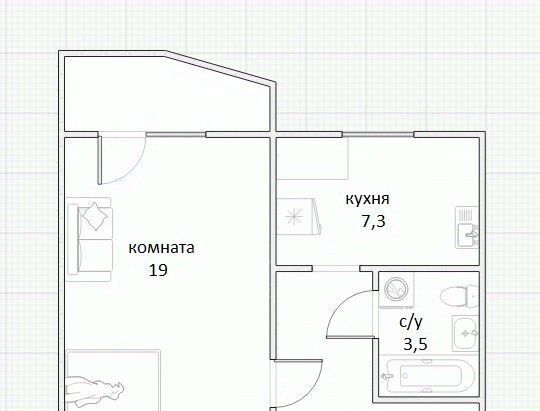 квартира г Москва метро Люблино ул Краснодарская 74к/2 муниципальный округ Люблино фото 4