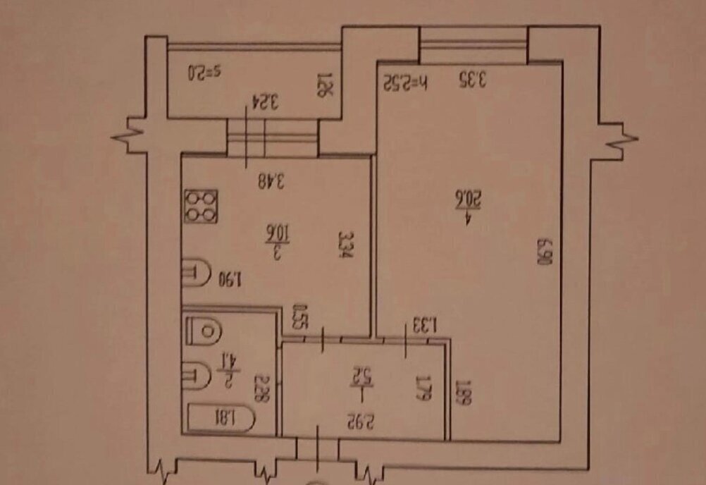 квартира г Брянск р-н Фокинский ул Кутузова 44 фото 3