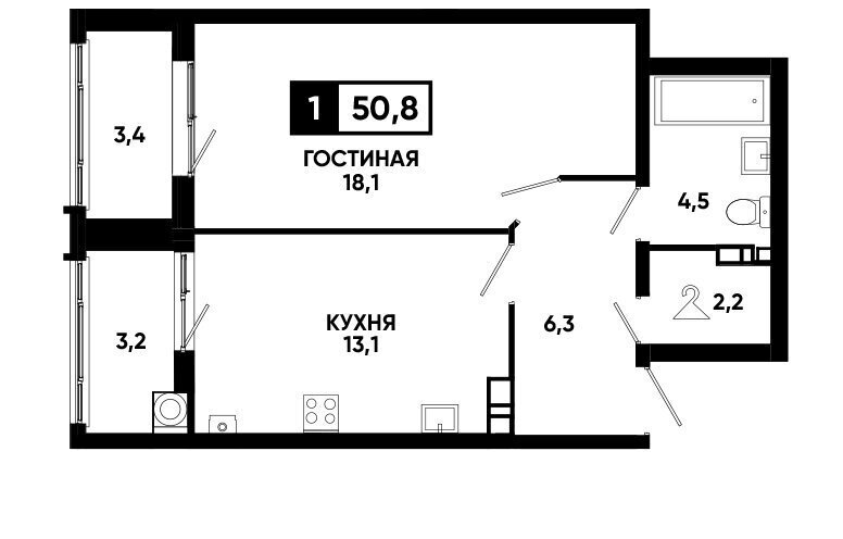 квартира г Ставрополь р-н Промышленный ул Андрея Голуба 14к/3 фото 1