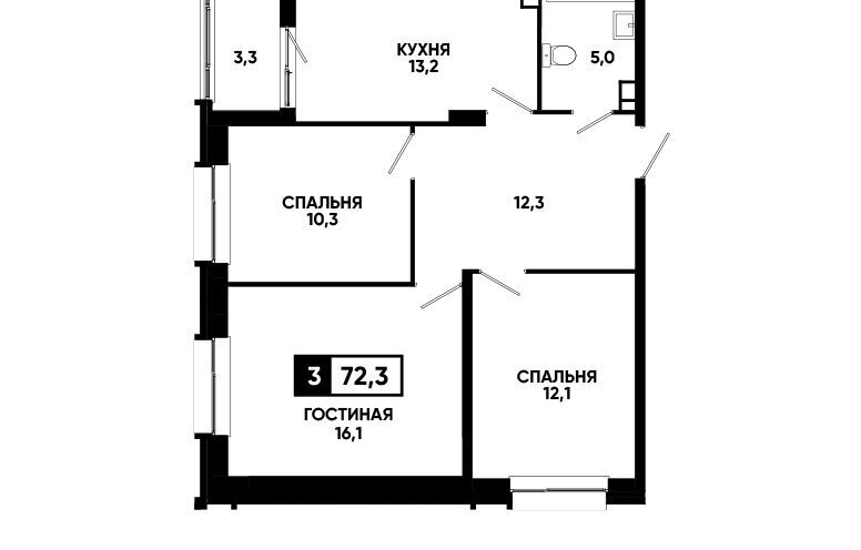 квартира г Ставрополь р-н Промышленный ул Андрея Голуба 14к/2 фото 1