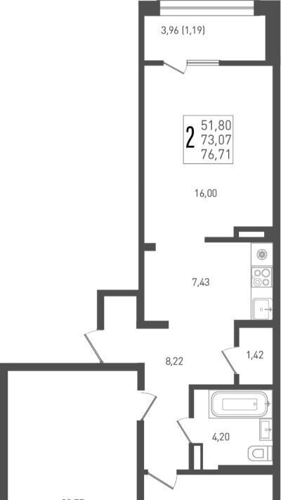 квартира г Краснодар р-н Прикубанский ЖК Югге фото 1