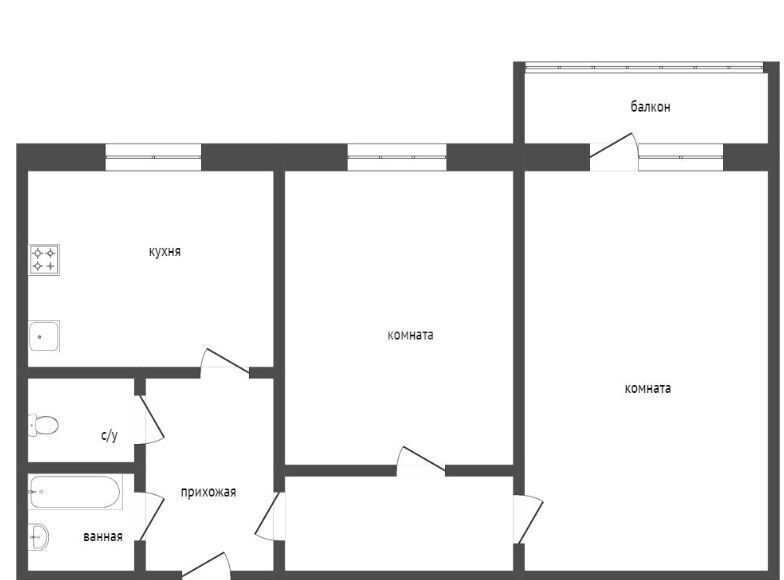 квартира г Курган Центральный ул Свердлова 24 фото 17