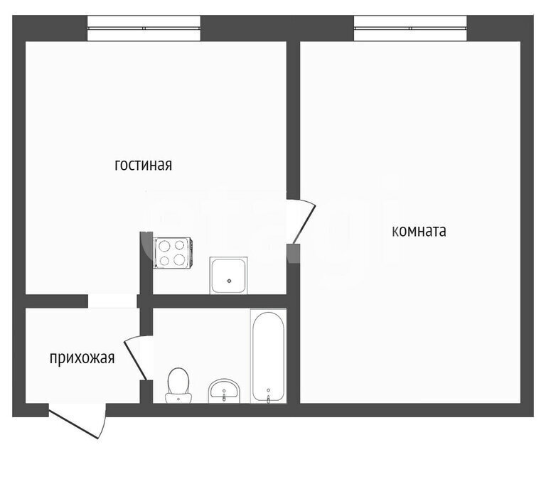 квартира г Сочи с Илларионовка р-н Адлерский ул Каспийская 42б Адлер фото 15