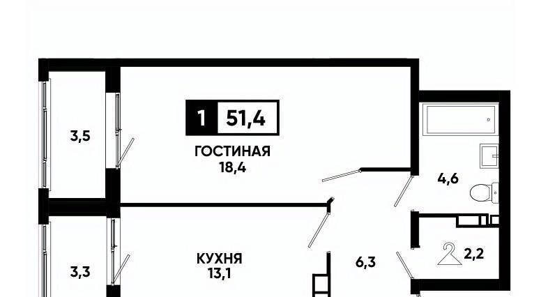 квартира г Ставрополь р-н Промышленный ул Андрея Голуба 14к/3 фото 1