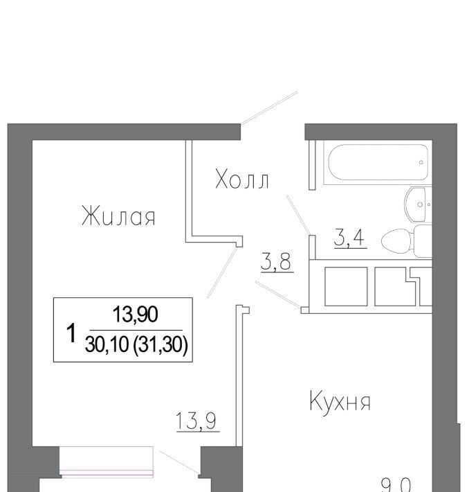 квартира городской округ Красногорск д Сабурово ул Луговая 11 Пятницкое шоссе фото 1