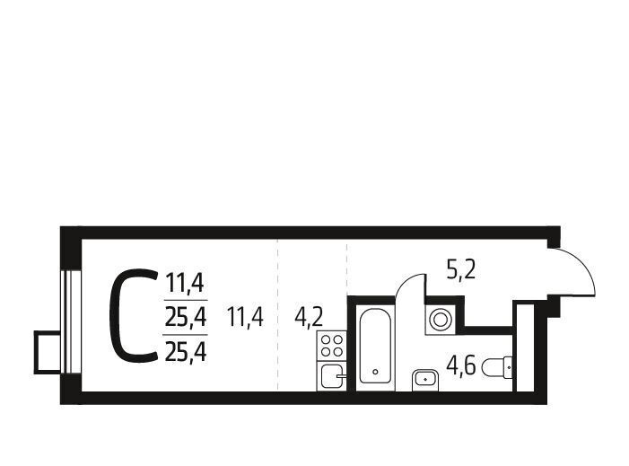 квартира г Москва п Десеновское ул 6-я Нововатутинская 15к/1 Кедровая фото 1