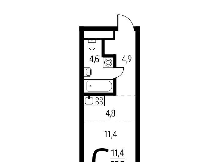 квартира г Москва п Десеновское ул 6-я Нововатутинская 15к/1 Кедровая фото 1