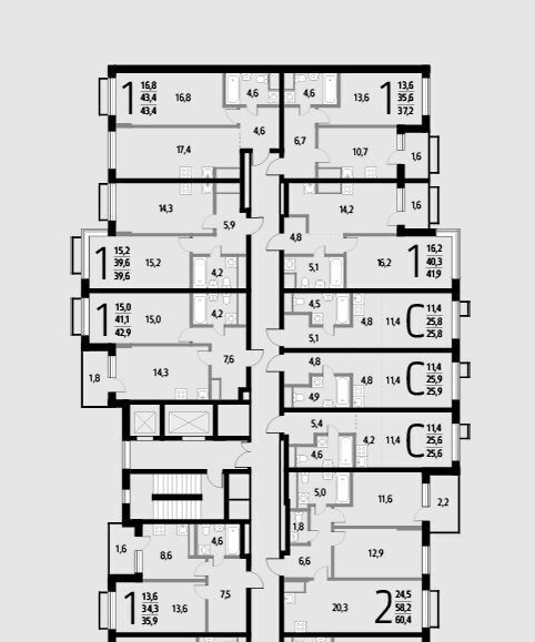 квартира г Москва п Десеновское ул 6-я Нововатутинская 15к/2 метро Ольховая фото 2