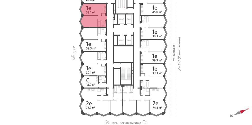 квартира г Москва метро ЗИЛ ЮАО Даниловский ЖК «ЗИЛАРТ» 21/22 фото 2