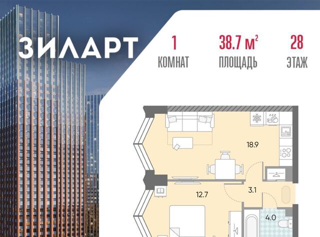 метро Автозаводская ЖК «ЗИЛАРТ» 21/22 фото