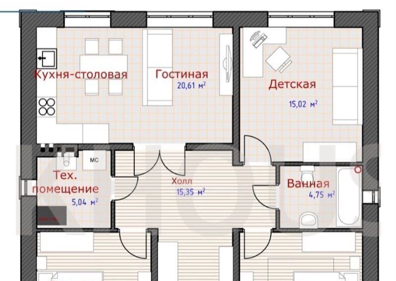 дом р-н Новосибирский с Марусино ул Крамского 11 Криводановский сельсовет фото 1