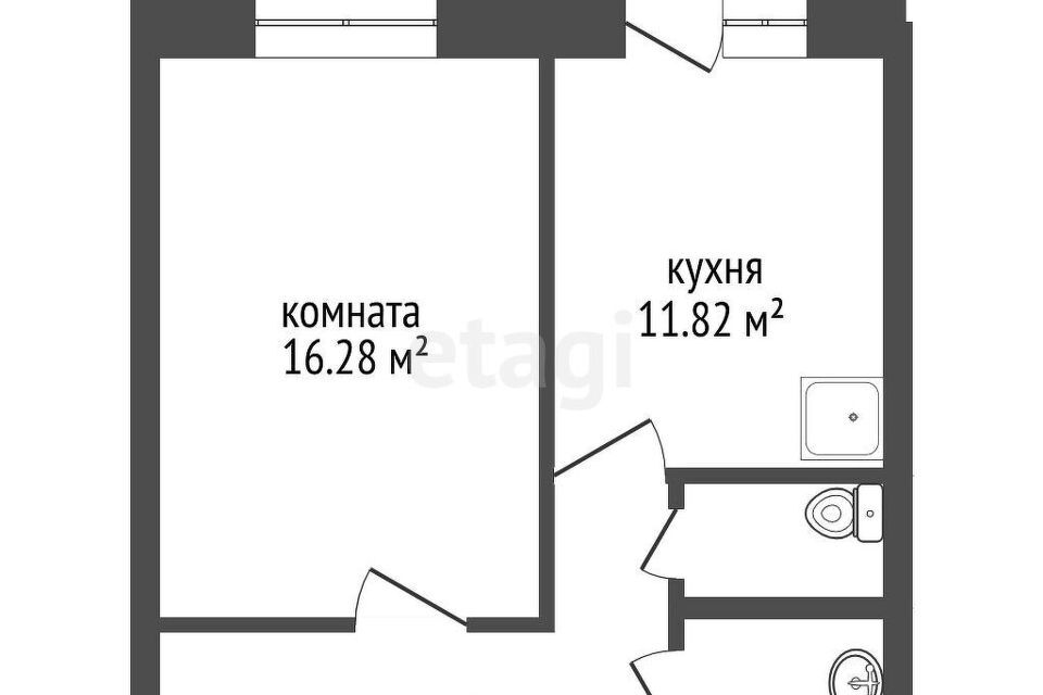 квартира г Красноярск р-н Октябрьский ул Академгородок 66 Красноярск городской округ фото 1