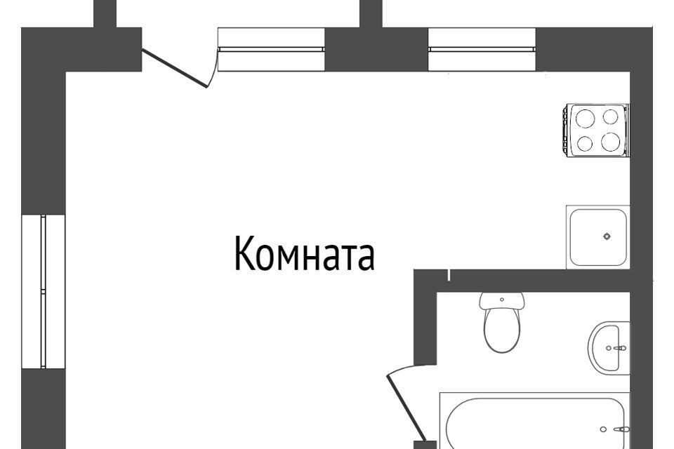 квартира г Сочи с Илларионовка р-н Адлерский ул Ленина 290/7 3 Сочи городской округ фото 10