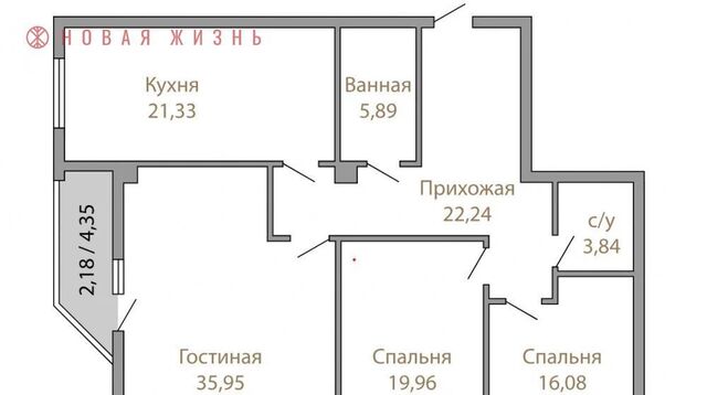 квартира р-н Самарский Алабинская дом 99/105 фото