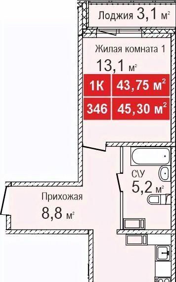 квартира г Нижний Новгород р-н Автозаводский Кировская ЖК «Торпедо» 3 фото 1