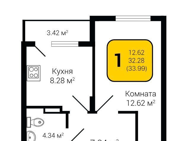 квартира г Воронеж р-н Левобережный ул Ленинградская 29б фото 3