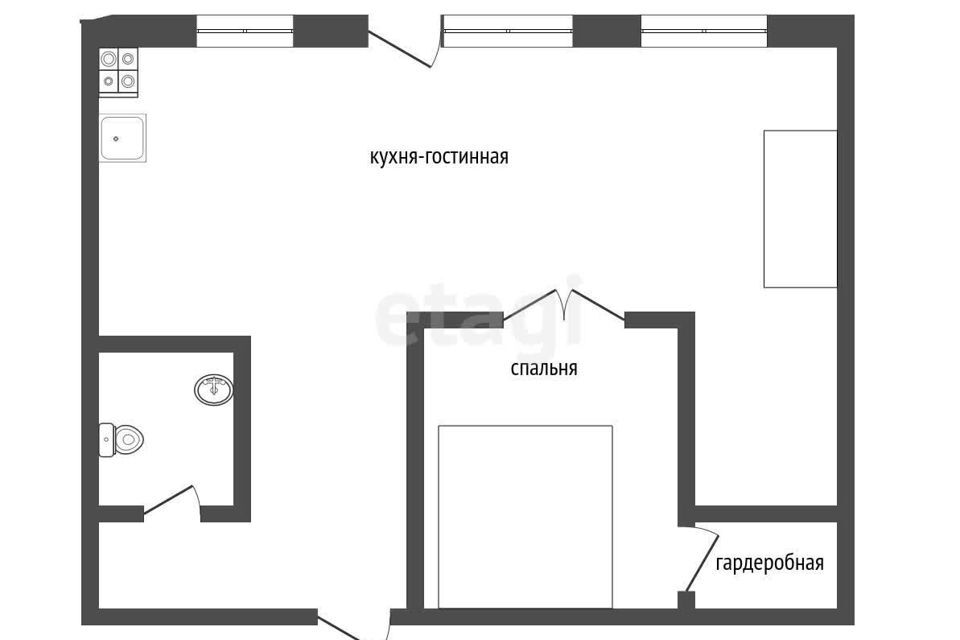 квартира г Воронеж р-н Железнодорожный ул Переверткина 24 городской округ Воронеж фото 10