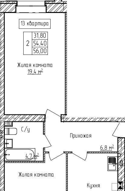 квартира р-н Ярославский д Карабиха Карабихское с/пос фото 1