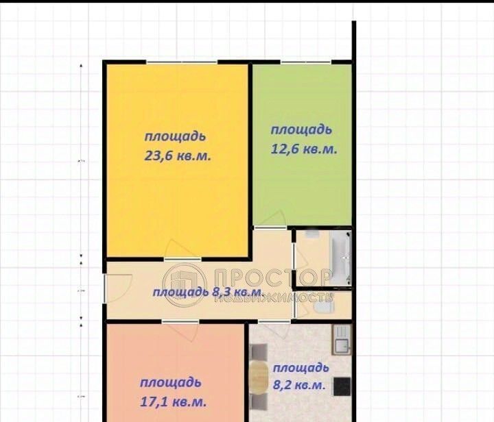 квартира г Королев пр-кт Космонавтов 8 Медведково фото 2