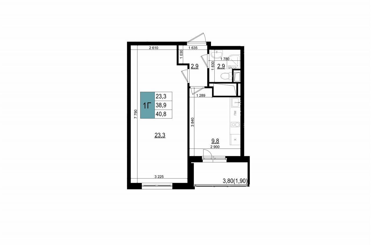 квартира г Одинцово Баковка мкр. 6-6а, ЖК «ОДИНЦОВО СИТИ» фото 1