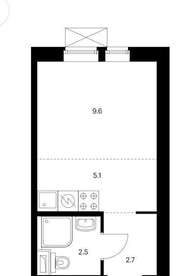 квартира г Москва ул Усадебный Парк 3 р-н Филимонковское, Московская область, городской округ Зарайск, Московский фото 1