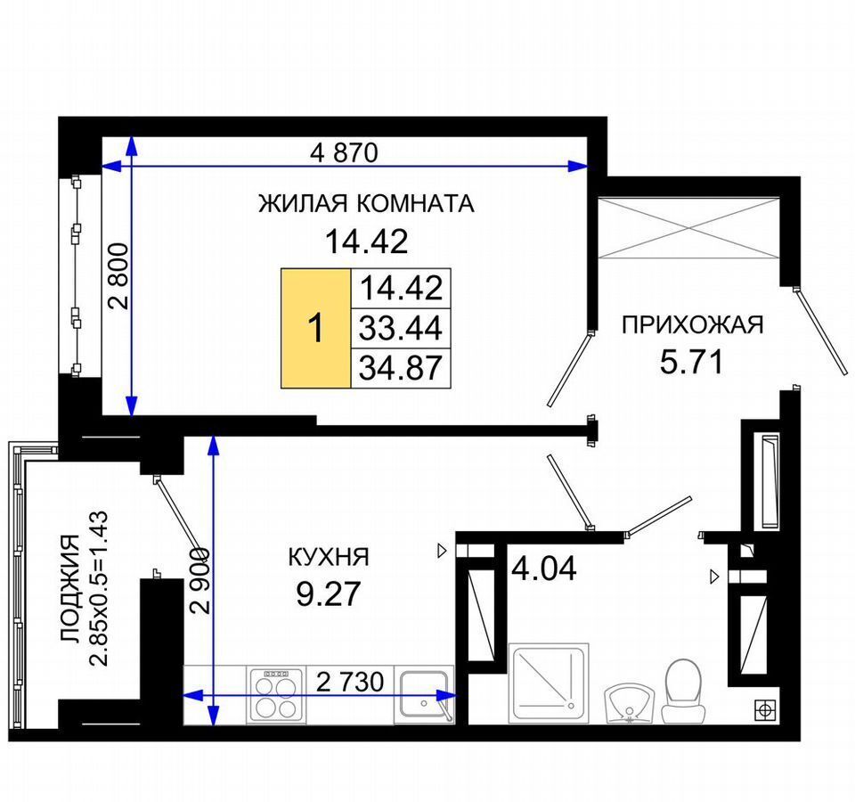 квартира г Ростов-на-Дону р-н Октябрьский ул Таганрогская фото 2