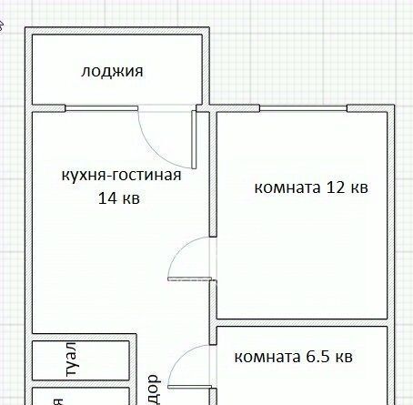 квартира г Лыткарино мкр 4а 5 Томилино, 4-й мкр фото 3