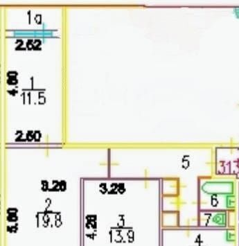 квартира г Москва метро Бибирево ул Пришвина 13 фото 14