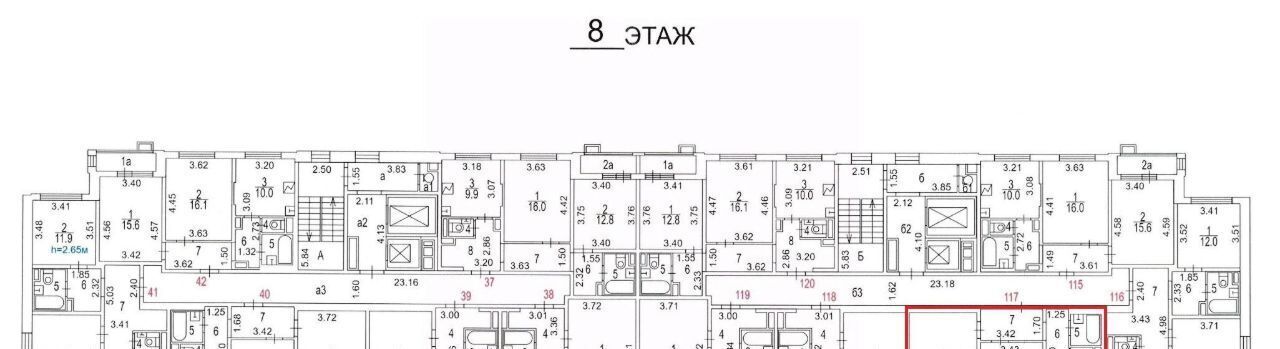 квартира г Москва Ватутинки, ул. Кварцевая, 2к 4 фото 4