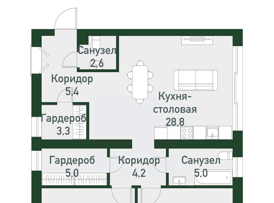 квартира п Западный р-н мкр Привилегия ул Кременкульская 15 Кременкульское с/пос фото 1