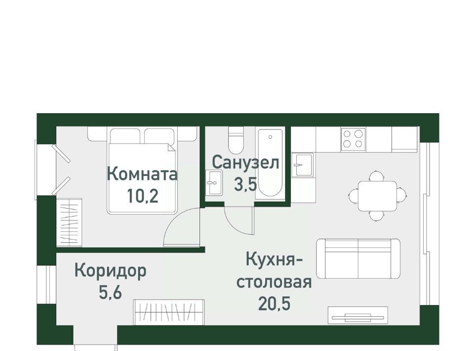 квартира п Западный р-н мкр Привилегия ул Кременкульская 15 Кременкульское с/пос фото 1