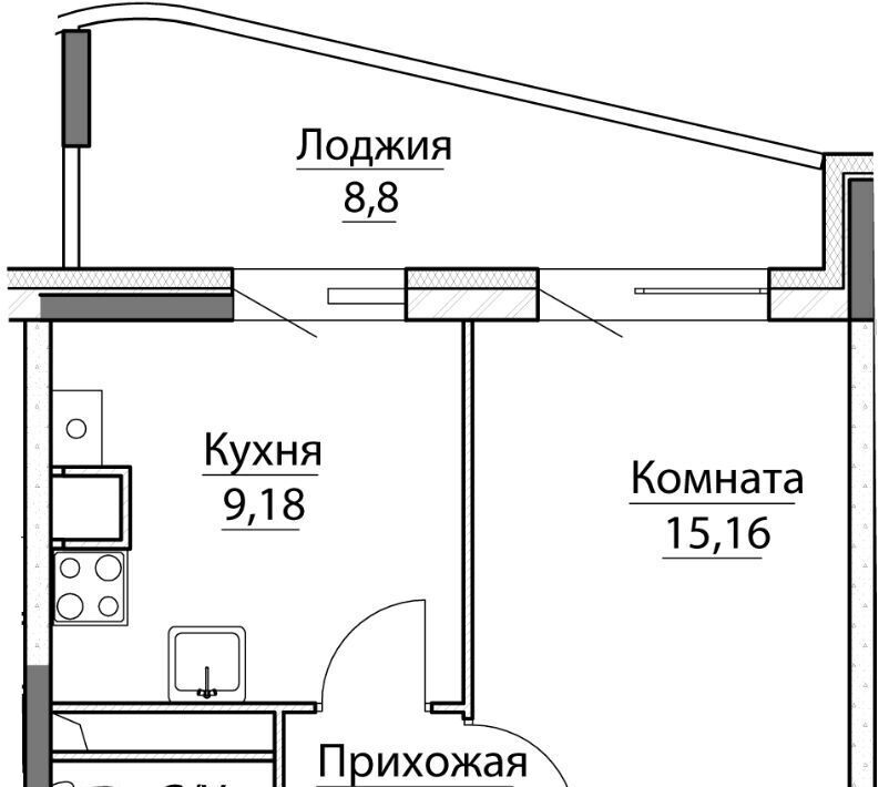 квартира р-н Ярославский п Красный Бор Заволжское с/пос фото 1