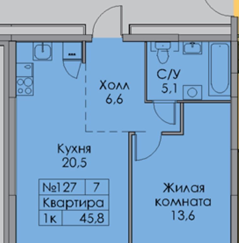 квартира г Москва метро Водный стадион ЗАО Головинский ЖК Кронштадтский 9 к 2 фото 1