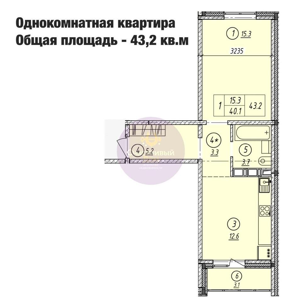 квартира г Орск р-н Октябрьский Северный ул Пацаева фото 6